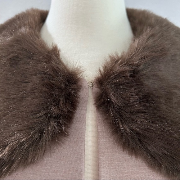 LOGO Lounge by Lori Goldstein French Terry Jacket w/ Faux Fur Collar - Picture 4 of 16